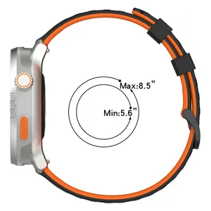 <span class=keywords><strong>Bracelet</strong></span> en silicone 22mm pour Samsung <span class=keywords><strong>Galaxy</strong></span> <span class=keywords><strong>Watch</strong></span> <span class=keywords><strong>3</strong></span> <span class=keywords><strong>Bracelet</strong></span> sport <span class=keywords><strong>45mm</strong></span> 46mm pour Samsung Gear S3 <span class=keywords><strong>Bracelet</strong></span> de remplacement classique - Product Image 5