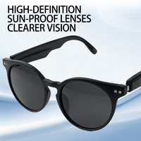 Lunettes Intelligentes Multifonctionnelles IA Protection UV400 Monture Complète Finition Noir Mat PC Connectivité Musicale Multilingue