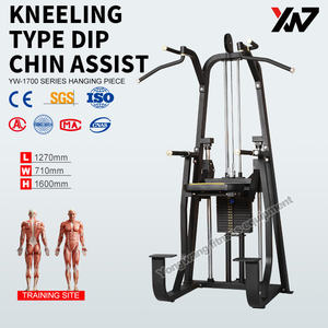 Équipement de gymnastique de haute qualité à broche chargée Type à genoux Dip Chin Assist Barres parallèles simples <span class=keywords><strong>Traction</strong></span> lombaire étirement - Product Image 2