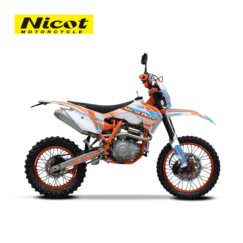Nicot KT250B 165FMM คุณภาพดีเบนซิน Enduro Off-Road รถจักรยานยนต์250cc Pit Bike Dirt Bike 250cc สำหรับผู้ใหญ่