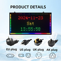 RGB Desplazamiento programable a todo color P2.5 Pantalla de matriz de señal de mensaje móvil LED para exteriores de