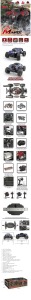 รถบังคับวิทยุ <span class=keywords><strong>Remo</strong></span> Hobby 1031 ขนาด 1/10 ขับเคลื่อน 4 ล้อ ความเร็ว 35 กม./ชม. มอเตอร์แบบแปรงถ่าน 550 พร้อม ESC กันน้ำ ระบบควบคุม 2.4G ความเร็วสูง สำหรับวิ่งออฟโรด แบบพร้อมเล่น (RTR) รุ่น Basher - Product Image 6