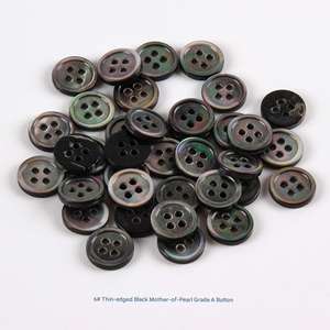 定制圆形天然珍珠母贝纽扣 2 孔 4 孔 MOP 珠母贝纽扣，适用于衬衫、衬衫配件 - Product Image 6
