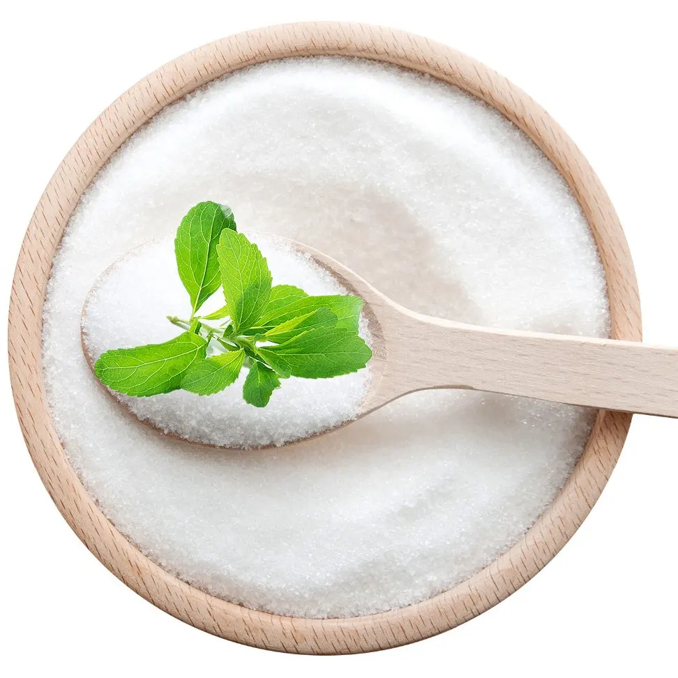 Stevia dolcificante Stevia biologica Rebaudiana foglia grezza polvere Stevia polvere