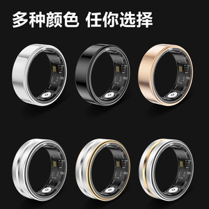 Anillo Inteligente con Monitor de Frecuencia Cardíaca y Oxígeno en Sangre, Resistente al Agua IP68, Seguimiento del Sueño, Conteo de Pasos, Pantalla LED, Control por Aplicación - Product Image 3