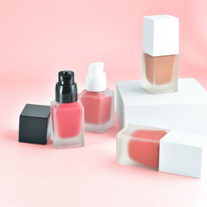 Rubor Líquido Sin Logotipo, Tinte Multiusos para Labios y Mejillas, Contorno, Crema de Rubor, Personalizable - Product Image 1