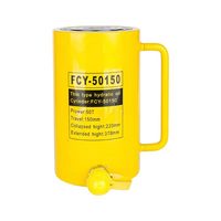 Cric hydraulique électrique à vérin séparé en acier allié, multi-sections, ultra-plat, RMC-101L, 20T/30T/50T/100T, course de 150 mm, pour voiture - Meilleures ventes