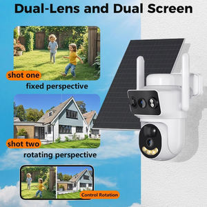 كاميرا خارجية تعمل بالطاقة الشمسية وشبكة الجيل الرابع بدقة 2K و4K، رؤية ليلية ملونة، كشف الحركة، إنذار، مقاومة للماء، كاميرا مراقبة أمنية سحابية - Product Image 3