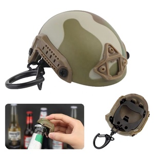 Llavero abridor de botellas de cerveza, colgante táctico rápido con forma de casco, llaveros EDC para cerveza, adornos decorativos para camping y colección <span class=keywords><strong>G</strong></span> - Product Image 2