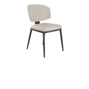 Modern Minimalist Leather Dining Chair With <b>Backrest</b> For Living Room And Dining Space Adult Use - Product Image 5