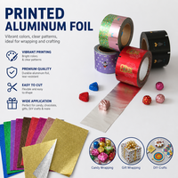 Emballage de thé en aluminium gaufré imprimé, logo personnalisé OEM, vente en gros, 12-20 microns, alliage 8011