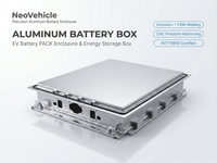 Nouvel enclos de batterie en alliage d'aluminium sur mesure, refroidi par liquide, pour stockage d'énergie, usinage CNC, soudage, certifié IATF16949