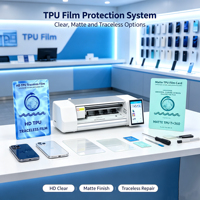 Máquina Cortadora de Películas Inteligente y Portátil, Compatible con Películas Protectoras de TPU, Hidrogel y Nano de Todos los Grosores