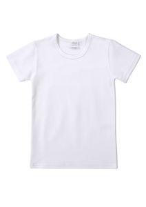 100% Cotton Short Sleeves Bi-Elastic Jersey Boys Undershirt <b>for</b> Toddler <b>Kids</b> Italian Wholesale Brand <b>for</b> Export in Bulk - Product Image 5