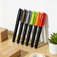 Ensemble de 24 marqueurs permanents aux couleurs vives, à séchage rapide et imperméables, fabrication directe d'usine, OEM personnalisé