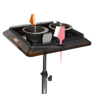 Estante para trenzar el cabello, soporte para extensión de cabello trenzado con 5 pinzas para seccionar el cabello, 2 peines de cola de rata para estilista - Product Image 4