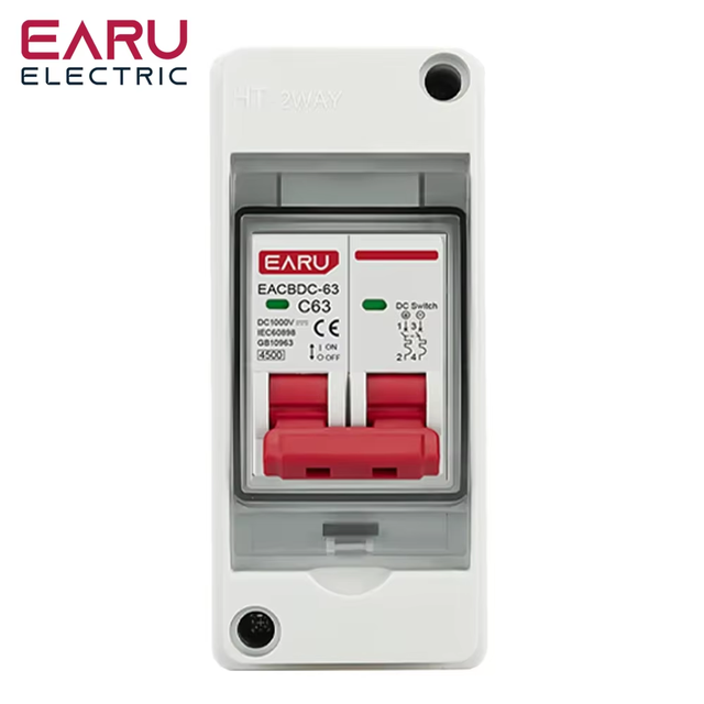 Plastic Waterproof IP65 Outdoor Panel Installation Junction Distribution Box With Circuit Breaker Combination MCB DPNL DZ47 HT-2