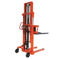 Empileur manuel Walkie | Transpalette à main | Capacité de 0.5/1/2 tonnes | Chariot élévateur réglable de 1.6 à 3m pour le chargement