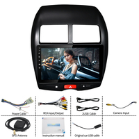 Pemutar Audio Stereo Mobil Android DVD Mobil Navigasi untuk Mitsubishi ASX 1 2010 2011 - 2016 Kit Dasbor Bingkai Fascia Autoradio