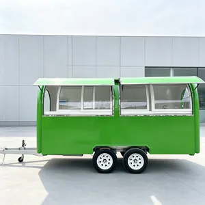 Remorque de camping ronde à succès en Allemagne, chariot de restauration mobile pour pizzas et snacks, camion de cuisine itinérant - Product Image 1