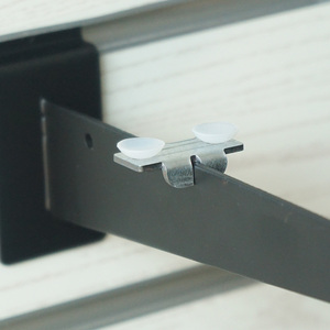 ตะขอชั้นสำหรับแผ่นไม้แขวนผนังแสดงตะขอแผ่นโลหะ - Product Image 6