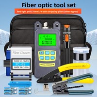 Kit d'outils de connexion à froid FTTH stylo lumineux rouge 10Km compteur de puissance optique coupe-fibre optique Fc-6S équipement à fibre optique 6S