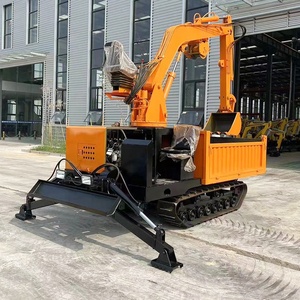 Multifunctionele Bouwmachines Mini Crawler Dumper Met Graver 5 Ton Kleine Rupsband Transporter Dumper Graafmachine - Product Image 3