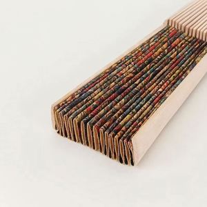Fatingna Abanico de Loto de Madera, Estilo Español Casual, Ecológico, Arte Folclórico, Grabado de Paisajes, Decoración del Hogar, Caja de Regalo - Product Image 5