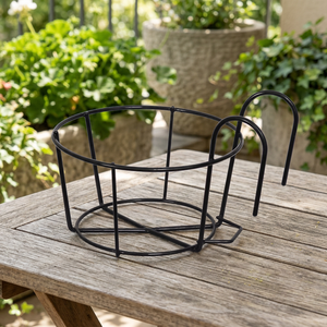 Moderno y Duradero Soporte Metálico para Macetas Colgantes, para Barandilla de Balcón, Valla, Pared, Jardín, Patio, Hotel, Paisaje y Hogar - Product Image 3