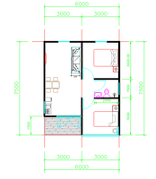 Maison conteneur à double étage en kit, assemblage rapide, bureau modulaire préfabriqué, balcon, mur en verre, moderne pour immeuble de bureaux, hôtel