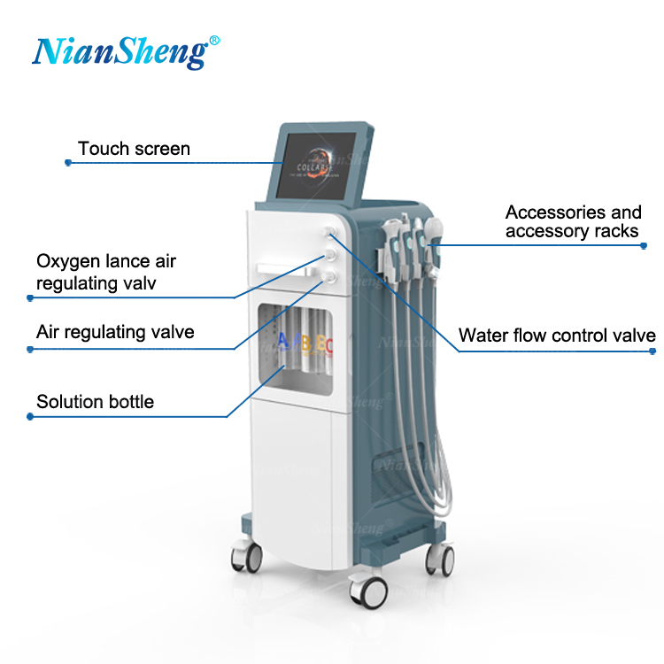 Multifunction Diamond Microdermabrasion Facial Peel Water Hydro Dermabrasion Machine