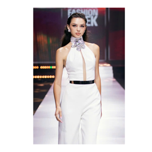 Prix usine femmes Blazer costume col Bal chemise veste tissu de haute qualité personnalisé Enzo & Leo Vietnam grossiste - Product Image 4