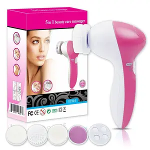 5 in 1 mini face cleaning exfoliator brush Beauty Care Massage Electric Facial Cleansing Brush