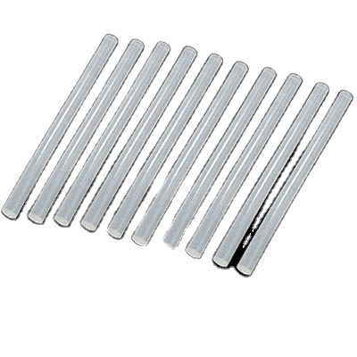 Заводская цена 10x практичный прозрачный белый термоплавкий клей 270x11 мм