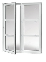 Matériaux de construction Prima, fenêtres coulissantes en aluminium à double vitrage, portes en PVC sur mesure, fenêtres à persiennes coulissantes