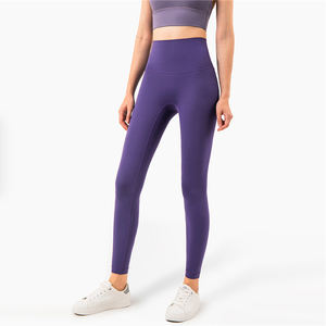 Mallas deportivas de cintura alta con bolsillos para mujer, pantalones de Yoga para correr, ropa de entrenamiento, talla grande - Product Image 6