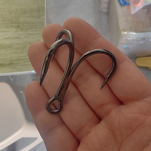 Nouveau OEM 8 # -5/<span class=keywords><strong>0</strong></span> #   Hameçons de pêche en mer à anneaux renforcés <span class=keywords><strong>6X</strong></span> pour gros gibier, noirs - Product Image 4