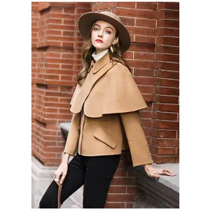 Latest Design Superior Quality Women Trench Coat Black Color Short Trench Coat