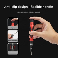 138 en 1 45 #   Kit de tournevis multi-usages en acier au carbone pour la démontage de téléphones portables, la réparation de montres et d'appareils numériques