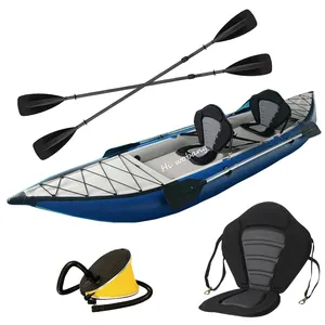 Fisher kayak-kayak inflable de material PVC profesional, precio barato