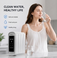 Purificateur d'eau sous évier pour cuisine domestique, système de filtration RO compact avec rappel de remplacement de filtre