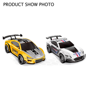 Circuit <span class=keywords><strong>de</strong></span> course <span class=keywords><strong>de</strong></span> voitures <span class=keywords><strong>de</strong></span> <span class=keywords><strong>police</strong></span> à grande vitesse avec rampe <span class=keywords><strong>de</strong></span> saut et lumières, jouet <span class=keywords><strong>de</strong></span> course électrique double RC pour enfants garçons, cadeau 136CM - Product Image 3