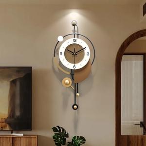 32X71cm Modern Minimalist Wall <strong>Clock</strong> <strong>for</strong> Living Room - Elegant New Model in 2025. Decorative Wall <strong>Clock</strong> <strong>for</strong> Upscale Dining Room - Product Image 2
