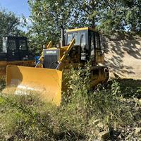 Bulldozer sur chenilles Caterpillar D6G2 d'occasion, modèle d'origine CATERPILLARD6G2, faible nombre d'heures de fonctionnement, forte force de poussée, avec ripper