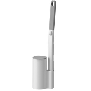 Set Spazzola <span class=keywords><strong>WC</strong></span> Monouso in PP con Dispositivo di Pulizia e Spugna, Manico Ergonomico, Confezione in Scatola - <span class=keywords><strong>Liquido</strong></span> Detergente Non Incluso - Product Image 5