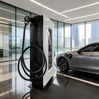 Estación de Carga Comercial para Vehículos Eléctricos 60kW CCS2+Tipo2 Estándar OCPP 1.6J Solución de Estacionamiento para Flotas con Conector Dual Jinghu TA-DC+AC-DD-B
