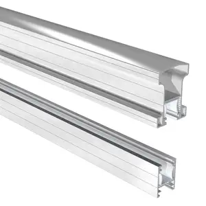 Profilé de rail manuel en aluminium, pour des escaliers intérieurs, balcon, 1/10 pièces