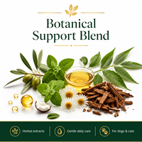Complément Liquide Premium pour Animaux de Compagnie : Soutien Contre les Mycoses à Base d'Origan et d'Extrait de Neem pour le Bien-être Quotidien des Chiens et des Chats