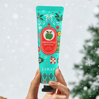 Crème réparatrice pour les mains 30G*5, lotion nourrissante pour les mains, format voyage, parfumée, hydratante pour peaux sèches, coffret de crème pour les mains parfumée de Noël