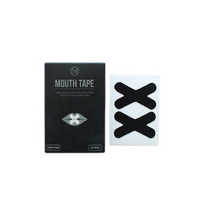 Cinta Nasal Biodegradable de Seda de Bambú en Forma de X para Respiración Bucal, Tiras Anti Ronquidos de Rayón para Dormir - Product Image 1